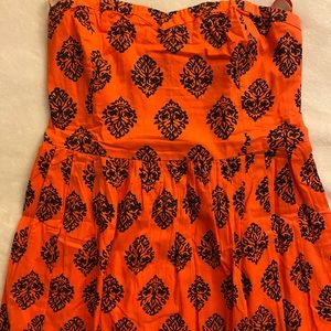 Old Navy Orange print dress